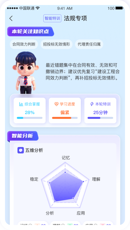 智能分析特训页